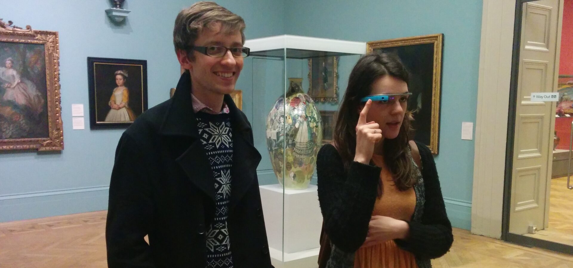 Google Glass Trials at the Manchester Art Gallery
