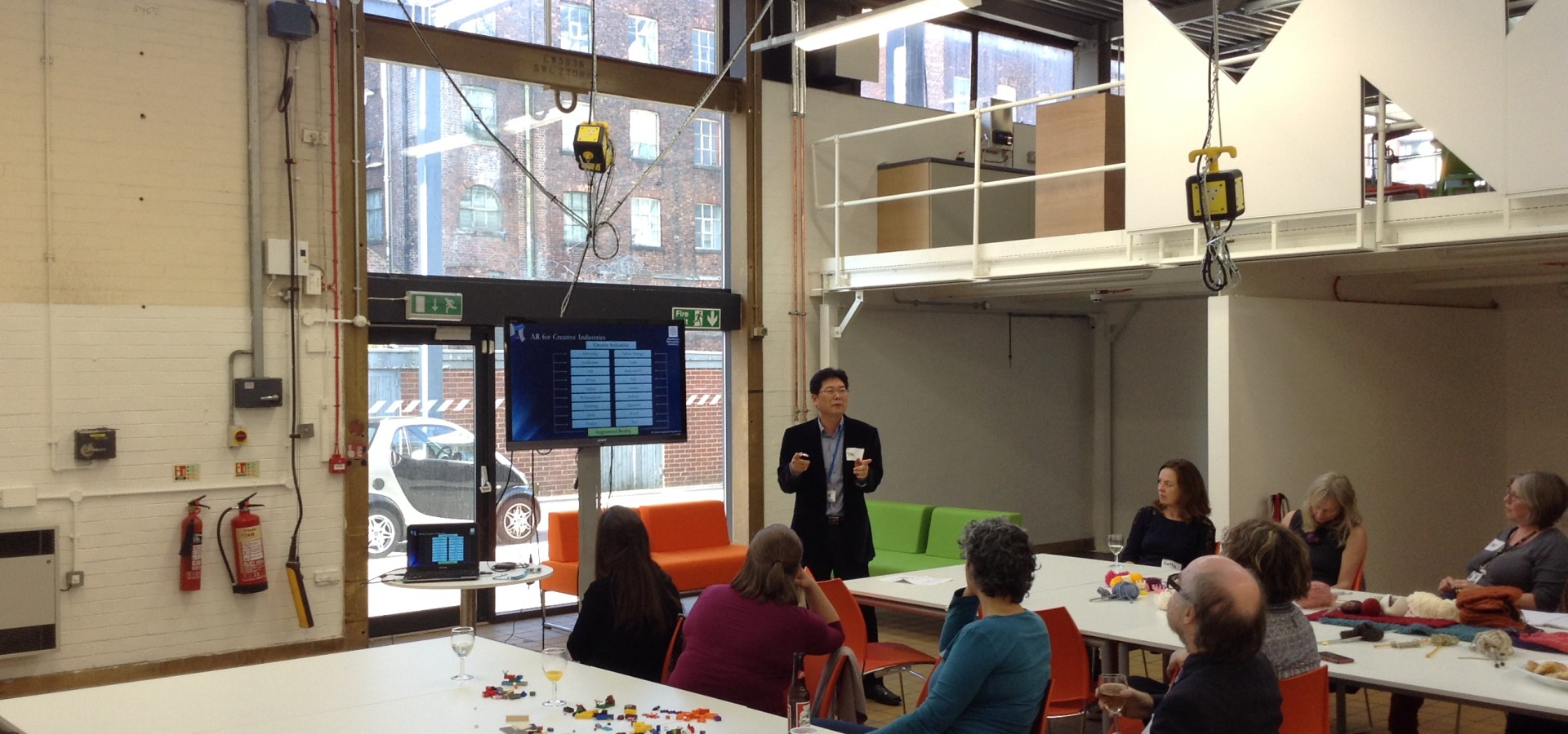 Timothy Jung speaking at the Research Knowledge Exchange